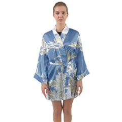 Nature Pattern Long Sleeve Kimono Robe