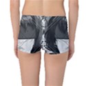 Beautiful BnW Fractal Feathers for Major Motoko Reversible Boyleg Bikini Bottoms View2