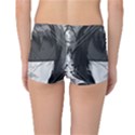 Beautiful BnW Fractal Feathers for Major Motoko Reversible Boyleg Bikini Bottoms View4