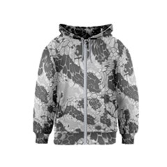 Stone Dragon Camouflage Kids  Zipper Hoodie by RespawnLARPer