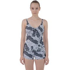 Stone Dragon Camouflage Tie Front Two Piece Tankini