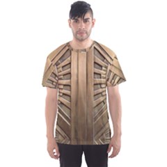 Art Deco Gold Door Men s Sports Mesh Tee