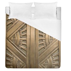 Art Deco Gold Door Duvet Cover (queen Size) by NouveauDesign