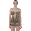 Art deco gold door Tie Front Two Piece Tankini View1