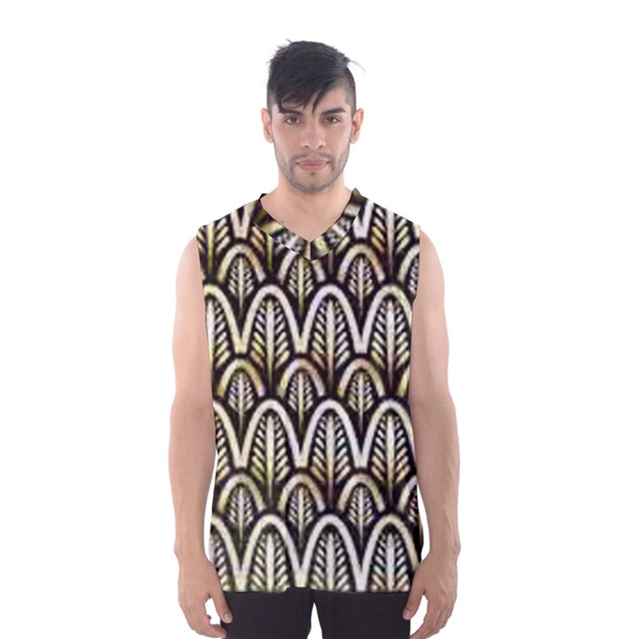 art deco Men s Basketball Tank Top