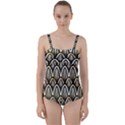 art deco Twist Front Tankini Set View1