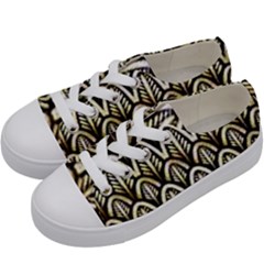 Art Deco Kids  Low Top Canvas Sneakers