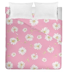 Pink Flowers Duvet Cover Double Side (queen Size) by NouveauDesign