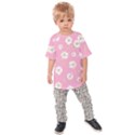 pink flowers Kids Raglan Tee View1