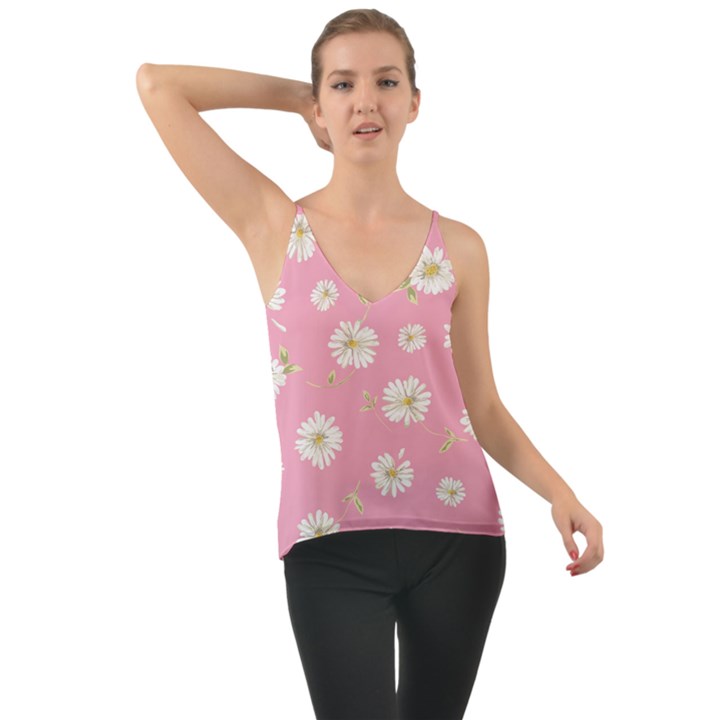 pink flowers Cami