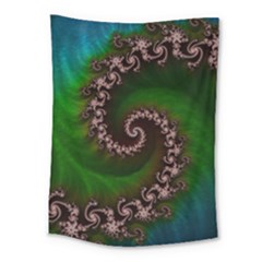 Benthic Saltlife Fractal Tribute For Reef Divers Medium Tapestry by jayaprime