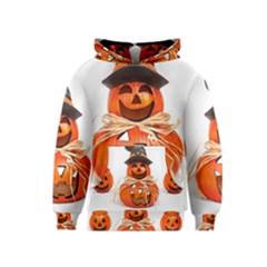 Funny Halloween Pumpkins Kids  Pullover Hoodie