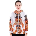 Funny Halloween Pumpkins Women s Zipper Hoodie View1