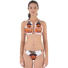 Funny Halloween Pumpkins Perfectly Cut Out Bikini Set