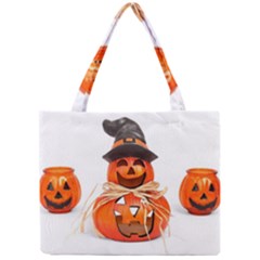 Funny Halloween Pumpkins Mini Tote Bag by gothicandhalloweenstore