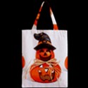 Funny Halloween Pumpkins Zipper Classic Tote Bag View2