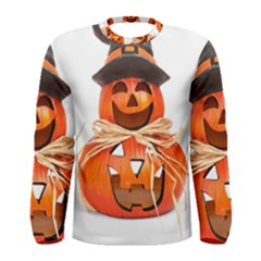 Funny Halloween Pumpkins Men s Long Sleeve Tee