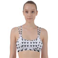 Floral Monkey With Hairstyle Line Them Up Sports Bra by pepitasart