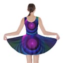 Beautiful Rainbow Marble Fractals in Hyperspace Skater Dress View2