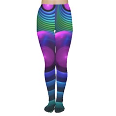 Beautiful Rainbow Marble Fractals In Hyperspace Women s Tights by jayaprime