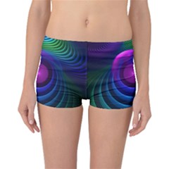 Beautiful Rainbow Marble Fractals In Hyperspace Boyleg Bikini Bottoms by jayaprime