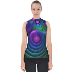 Beautiful Rainbow Marble Fractals In Hyperspace Shell Top