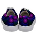 Beautiful Rainbow Marble Fractals in Hyperspace Kids  Low Top Canvas Sneakers View4