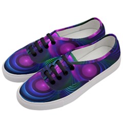 Beautiful Rainbow Marble Fractals In Hyperspace Women s Classic Low Top Sneakers by jayaprime