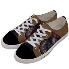 Thanksgiving Turkey Women s Low Top Canvas Sneakers by Valentinaart