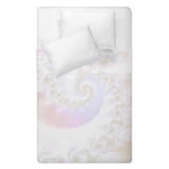 Mother Of Pearls Luxurious Fractal Spiral Necklace Duvet Cover Double Side (single Size) by jayaprime