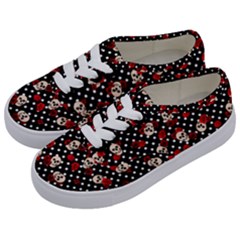 Skulls And Roses Kids  Classic Low Top Sneakers