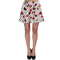 Skulls And Roses Skater Skirt