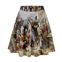 The First Thanksgiving High Waist Skirt by Valentinaart