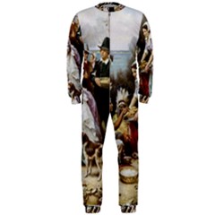 The First Thanksgiving Onepiece Jumpsuit (men)  by Valentinaart