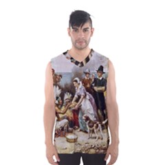 The First Thanksgiving Men s Basketball Tank Top