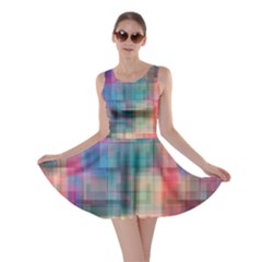 Rainbow Prism Plaid  Skater Dress by KirstenStar