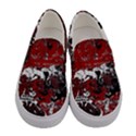 Graffiti Women s Canvas Slip Ons View1