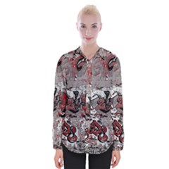 Graffiti Womens Long Sleeve Shirt