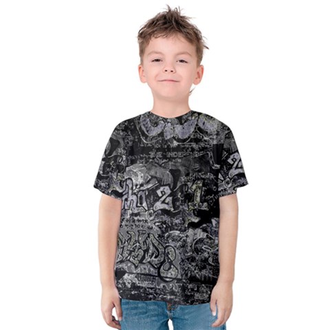 Graffiti Kids  Cotton Tee by ValentinaDesign