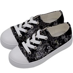 Graffiti Kids  Low Top Canvas Sneakers by ValentinaDesign