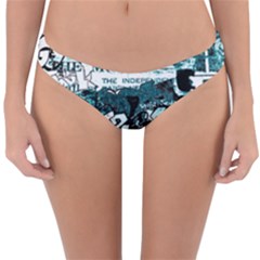 Graffiti Reversible Hipster Bikini Bottoms