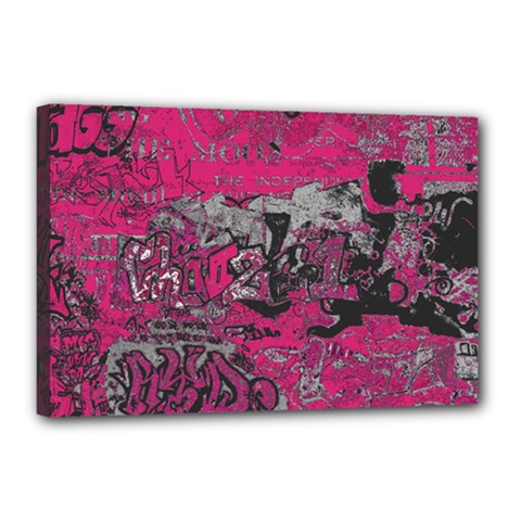 Graffiti Canvas 18  X 12  by ValentinaDesign