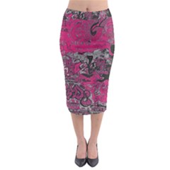 Graffiti Midi Pencil Skirt by ValentinaDesign