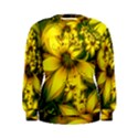 Beautiful Yellow-Green Meadow of Daffodil Flowers Women s Sweatshirt View1