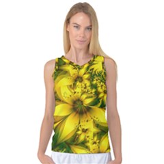 Beautiful Yellow-green Meadow Of Daffodil Flowers Women s Basketball Tank Top by jayaprime