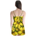 Beautiful Yellow-Green Meadow of Daffodil Flowers Satin Pajamas Set View2