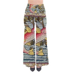 Fish Underwater Cubism Mosaic Pants by Celenk