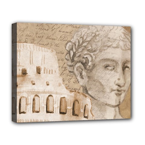 Colosseum Rome Caesar Background Deluxe Canvas 20  X 16   by Celenk