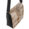 Colosseum Rome Caesar Background Flap Messenger Bag (S) View2