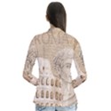 Colosseum Rome Caesar Background Drape Collar Cardigan View2